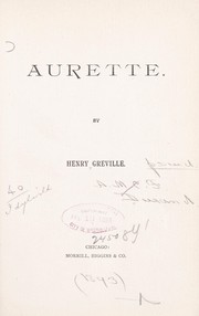 Cover of: Aurette