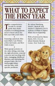 Cover of: What to Expect the First Year by Arlene Eisenberg