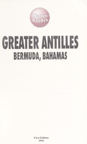 Cover of: Greater Antilles by Robertson McCarta, Robertson McCarta