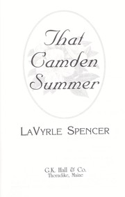 Cover of: That Camden summer by LaVyrle Spencer