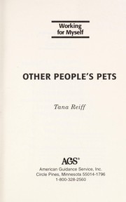 Cover of: Other People's Pets (Working for Myself Series)