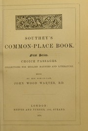Cover of: Common-place book