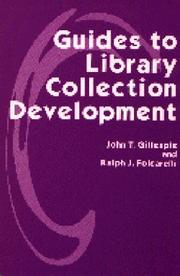 Cover of: Guides to library collection development by John Thomas Gillespie