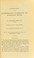 Cover of: Contributions to the experimental pathology of spirillum fever