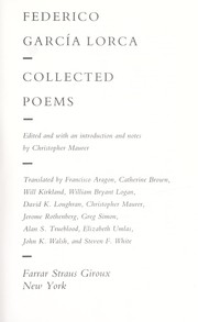Cover of: Collected Poems by Federico García Lorca