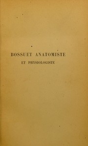 Cover of: Bossuet by A.-F Le Double, A.-F Le Double