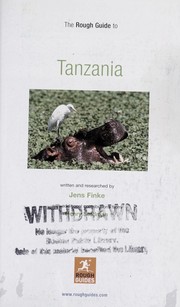Cover of: The Rough guide to Tanzania