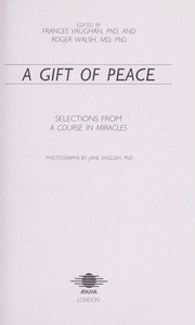Cover of: A gift of peace