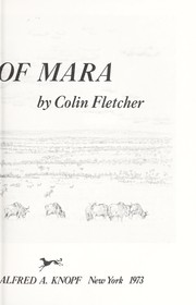 The winds of Mara by Colin Fletcher