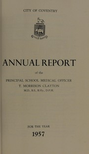 Cover of: [Report 1957] by Coventry (England). City Council