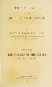 The diseases of the antrum by Lloyd T. Lavan