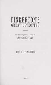 Cover of: Pinkerton's great detective