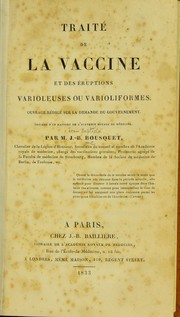 Cover of: Trait©♭ de la vaccine et des ©♭ruptions varioleuses ou varioliformes by J.-B Bousquet