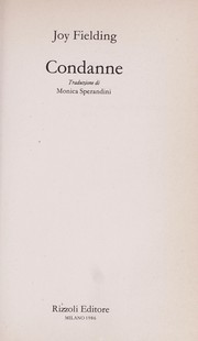 Cover of: Condanne