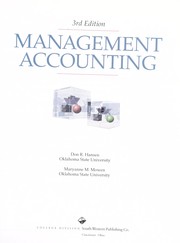 Cover of: Management accounting by Don R. Hansen