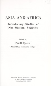 Cover of: Asia and Africa; introductory studies of non-western societies by 