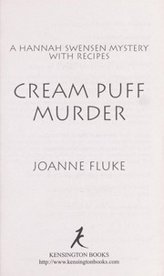 Cream puff murder by Joanne Fluke