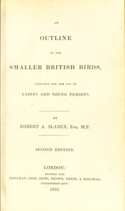 Cover of: An outline of the smaller British birds