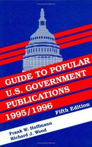 Cover of: Guide to popular U.S. government publications by Frank W. Hoffmann