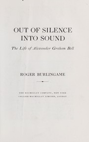 Cover of: Out of silence into sound;