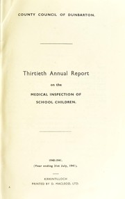 Cover of: [Report 1940-1945]