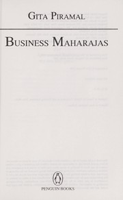 Cover of: Business maharajas by Gita Piramal