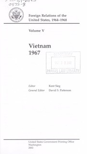 Cover of: Vietnam 1967 by United States. Department of State.