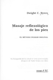 Masaje reflexolo gico de los pies by Dwight C. Byers