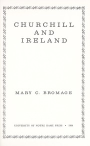 Cover of: Churchill and Ireland