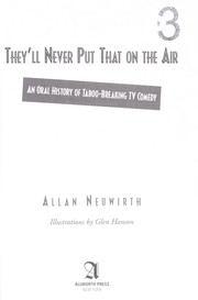 Cover of: They'll never put that on the air: an oral history of taboo-breaking TV comedy