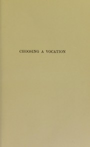 Cover of: Choosing a vocation