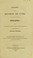 Cover of: History and method of cure of the various species of epilepsy