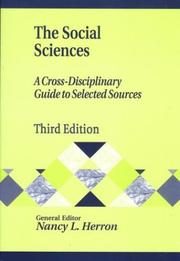 Cover of: The Social Sciences: A Cross-Disciplinary Guide to Selected Sources