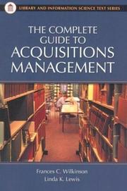 Cover of: The complete guide to acquisitions management