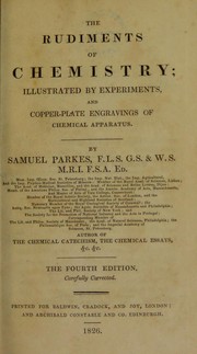 Cover of: The rudiments of chemistry