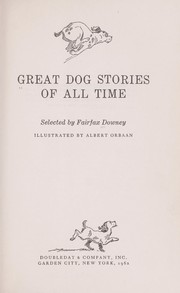 Cover of: Great dog stories of all time
