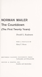 Cover of: Norman Mailer: the countdown: the first twenty years