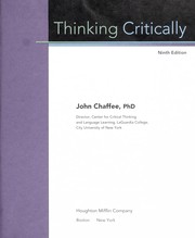 Cover of: Thinking critically