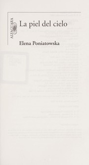 Cover of: La piel del cielo by Elena Poniatowska