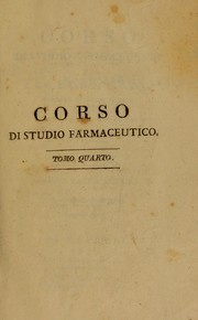 Cover of: Corso di studio farmaceutico by Edme Jean Baptiste Bouillon-Lagrange