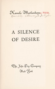 Cover of: A silence of desire by Markandaya, Kamala