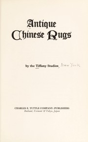 Cover of: Antique Chinese rugs.
