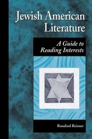 Jewish American literature by Rosalind Reisner