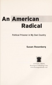 Cover of: An American radical | Susan Rosenberg