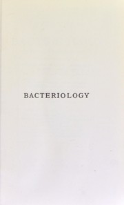 Cover of: A manual of bacteriology, clinical and applied