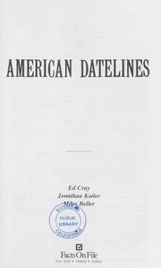 Cover of: American datelines