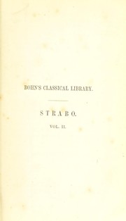 Cover of: The geography of Strabo