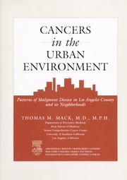 Cover of: Cancers in the urban environment by Thomas M. Mack