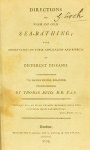 Cover of: Directions for warm and cold sea-bathing | Thomas Reid
