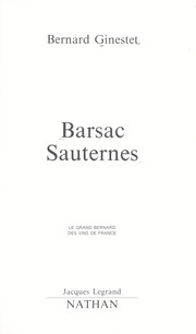 Cover of: Barsac, Sauternes
